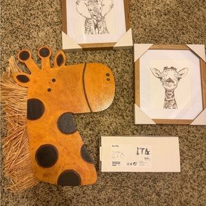 IKEA KLYPA Silver and Black Hooks